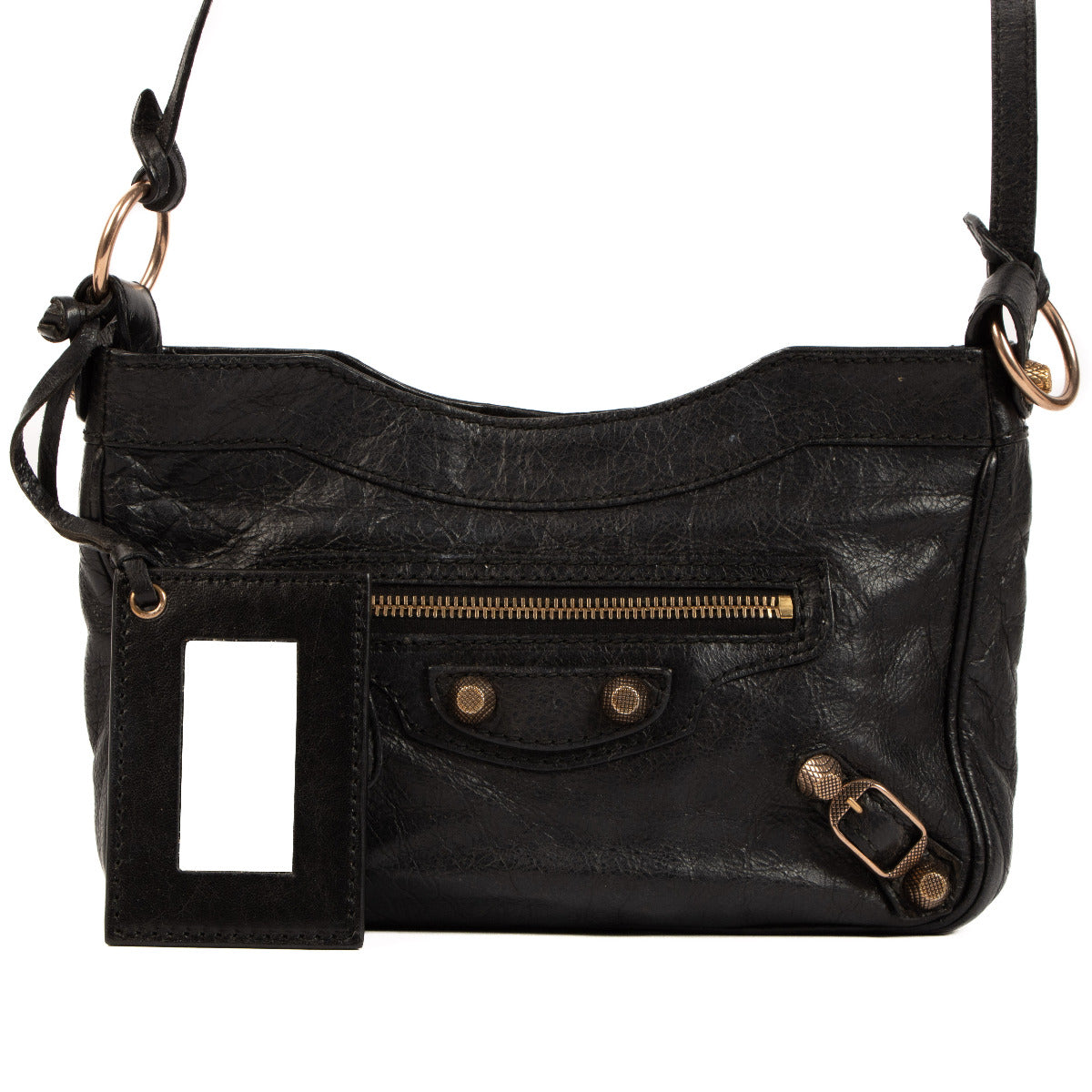Balenciaga Classic Black Hip Crossbody Bag for the best price at Labellov secondhand luxury in Antwerp. We buy and sell your preloved and brand new designer bags for the best price.