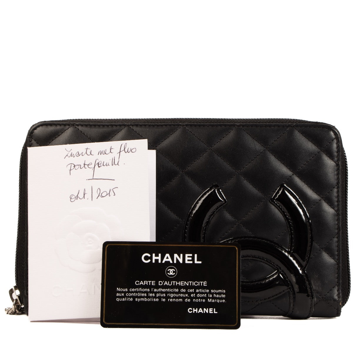 Chanel Black Long Wallet