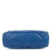 shop 100% authentic second hand Chanel Blue Shiny Lambskin Large 19 Bag on Labellov.com