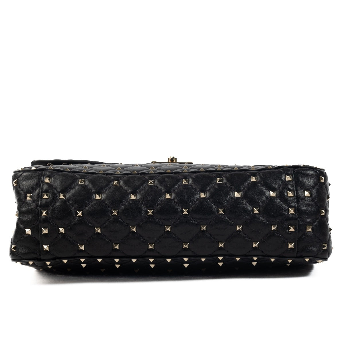 Shop 100% authentic second-hand Valentino Black Rockstud Top Handle on Labellov.com