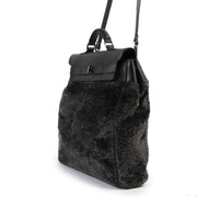 Giorgio Armani Shearling Men Tote + Strap