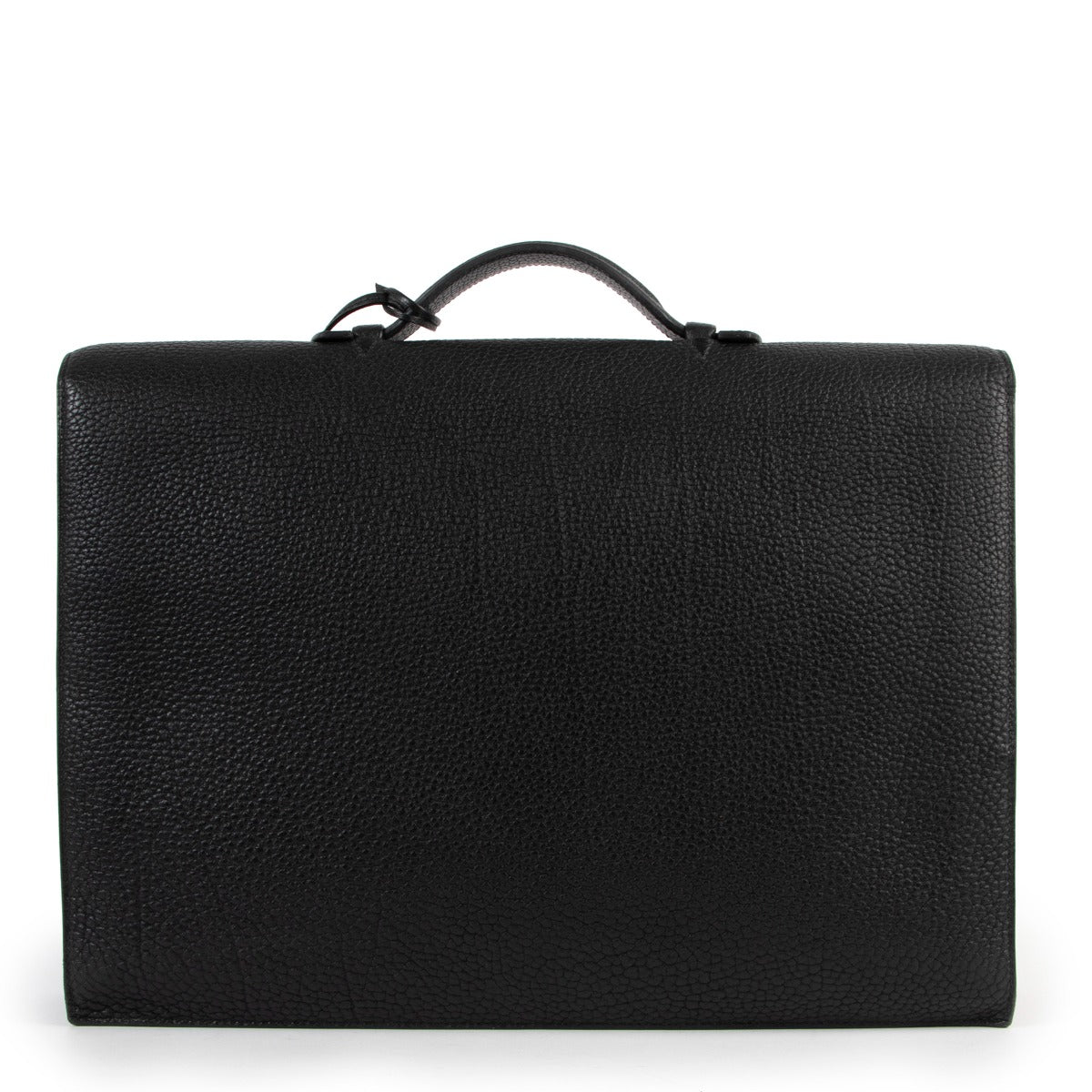 shop online second hand luxury designer Hermès Sac à Dépêche 41 Havane Fjord Briefcase at Labellov