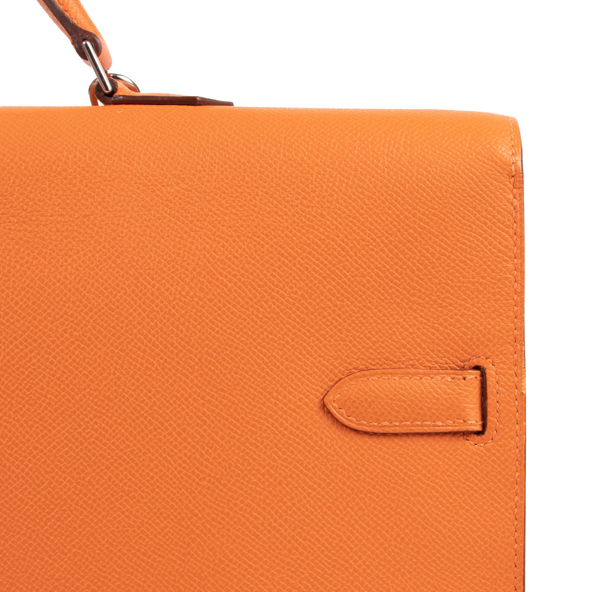 Hermès Kelly Sac a Depeches 38 Oranje PHW