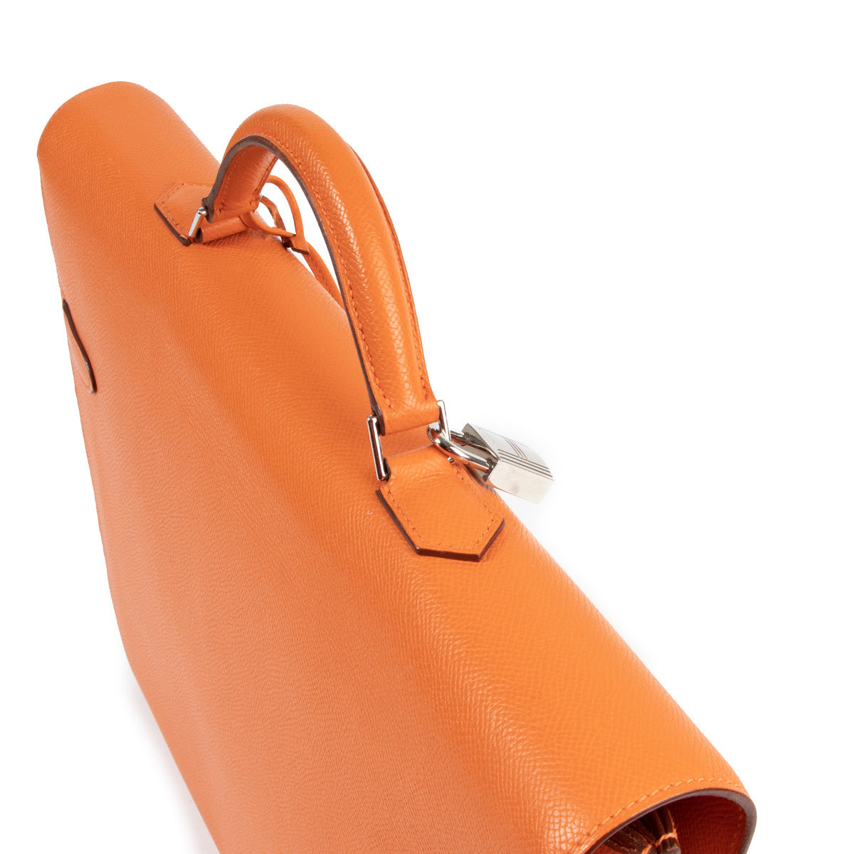 Hermès Kelly Sac a Depeches 38 Oranje PHW