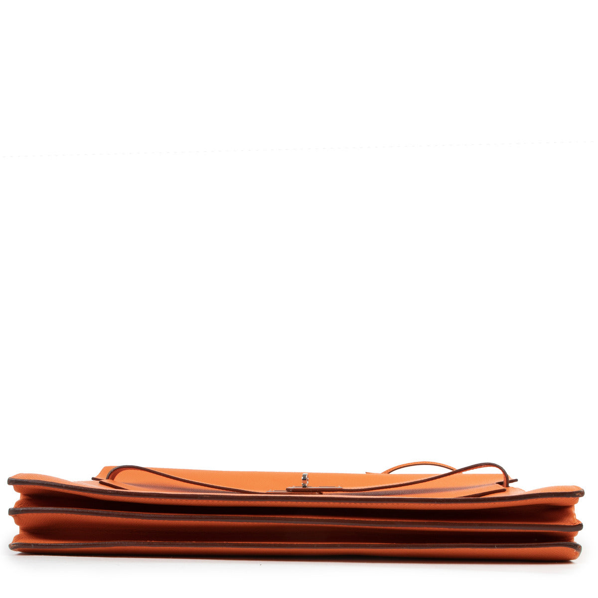Hermès Kelly Sac a Depeches 38 Oranje PHW