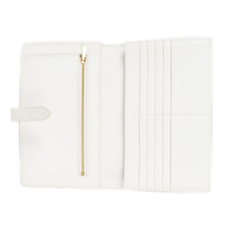 Shop 100% authentic second hand Celine White Large Strap Wallet on Labellov.com