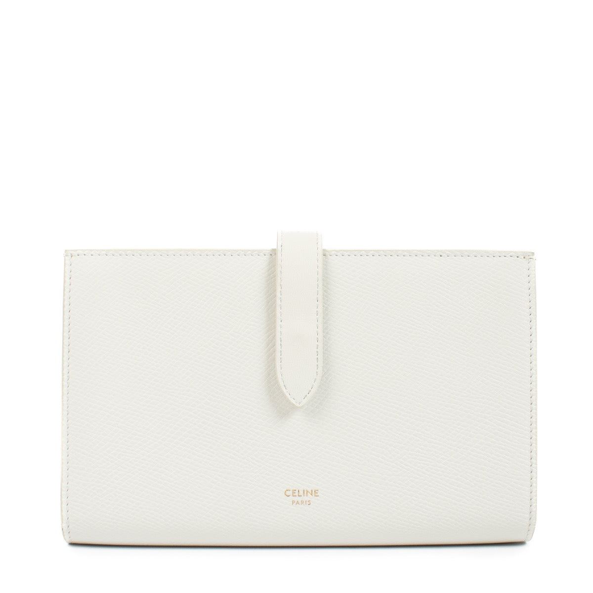 Shop 100% authentic second hand Celine White Large Strap Wallet on Labellov.com