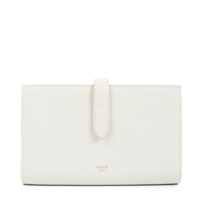 Shop 100% authentic second hand Celine White Large Strap Wallet on Labellov.com