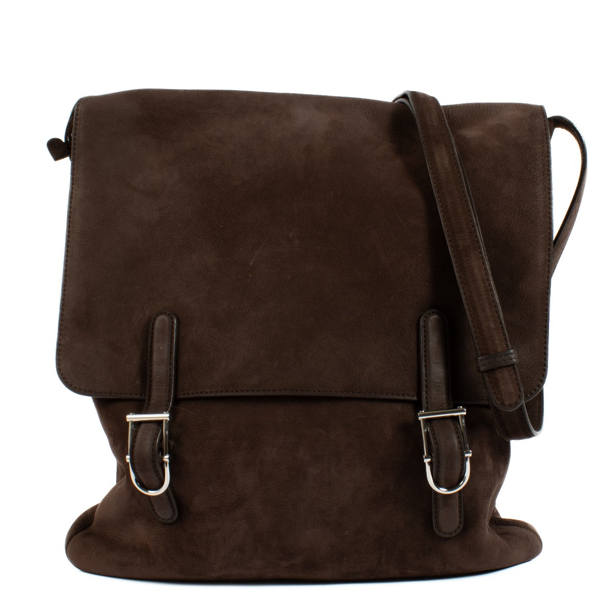 Besace Messenger Delvaux Santiag Kot Kot Marron Foncé