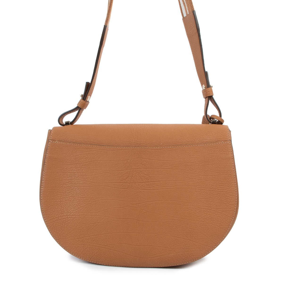 Shop safe online at Labellov in Antwerp this 100% authentic second hand Delvaux Le Mutin Végétal Crispy Calf Cognac Crossbody