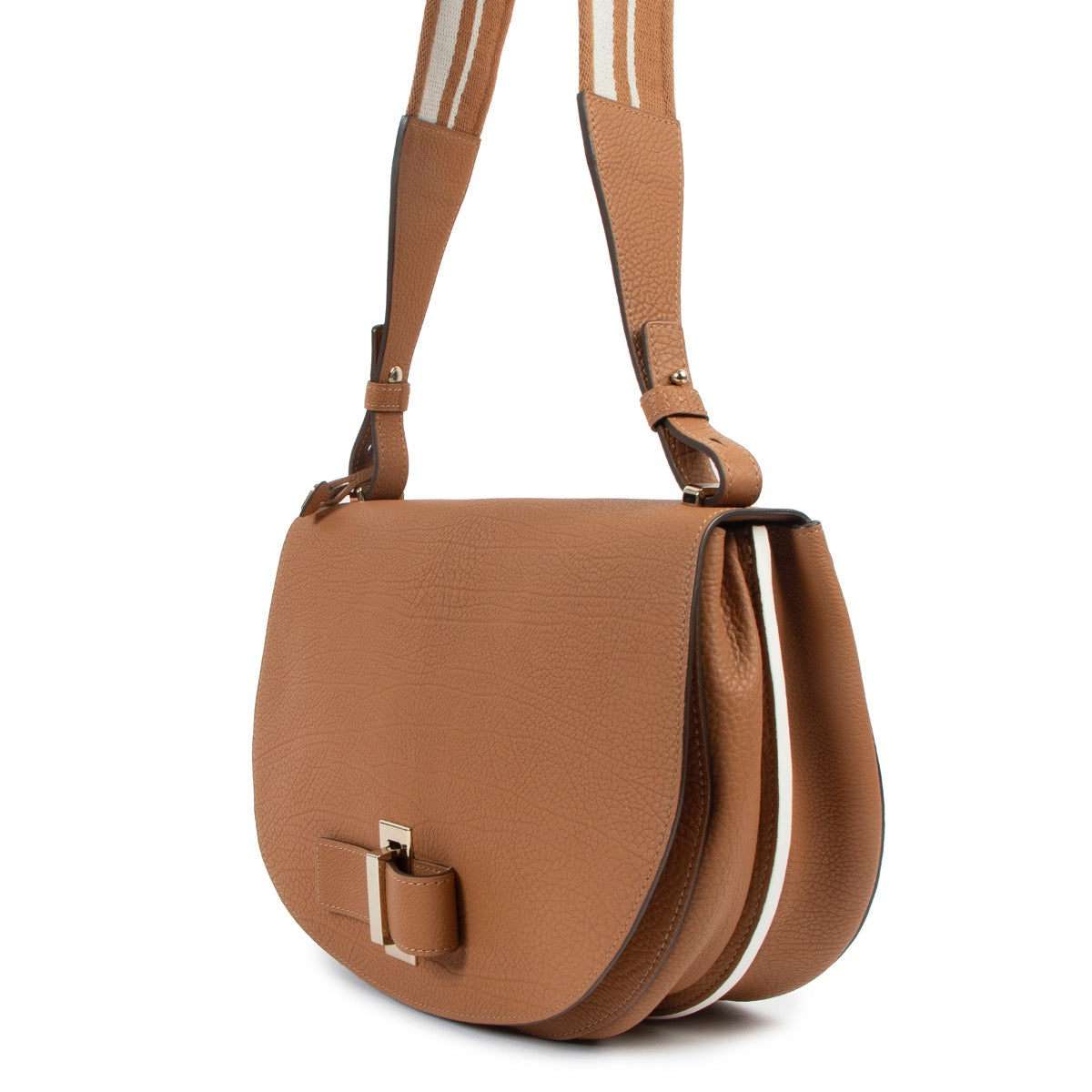 Shop safe online at Labellov in Antwerp this 100% authentic second hand Delvaux Le Mutin Végétal Crispy Calf Cognac Crossbody