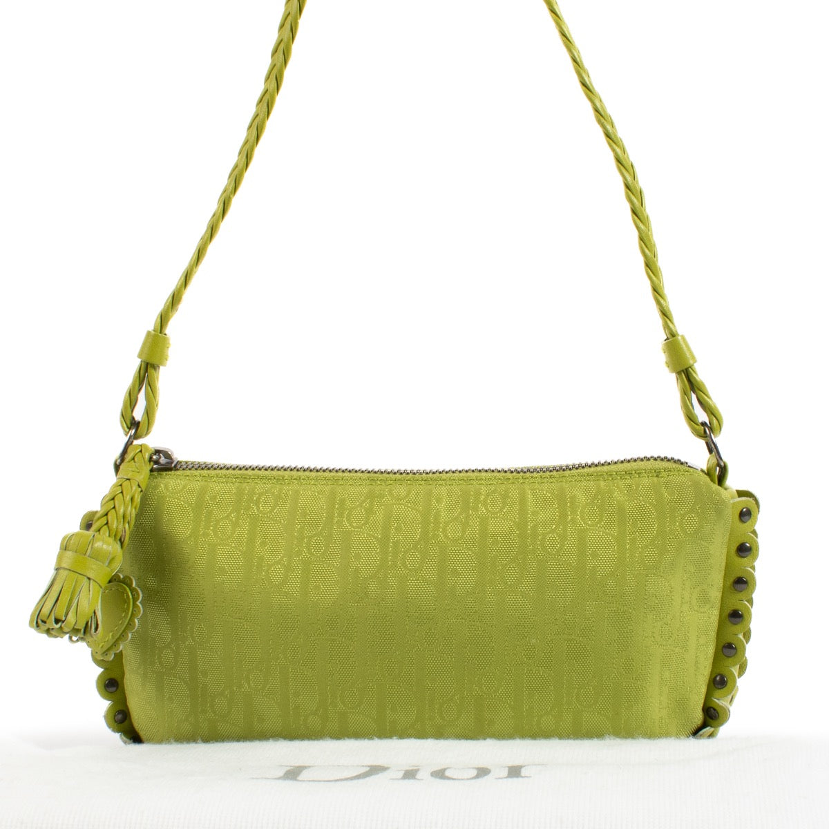 Shop 100% authentic secondhand Christian Dior Green Diorissimo Ethnic Clutch Bag on Labello.com