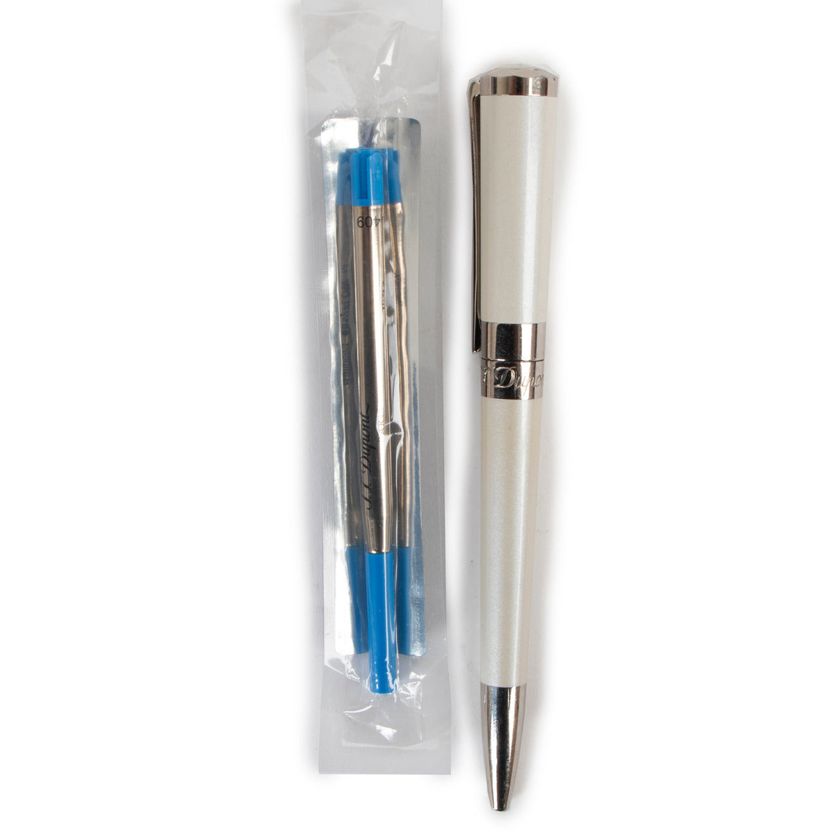 S.T. Dupont White Pearl Liberté Ballpoint Pen
