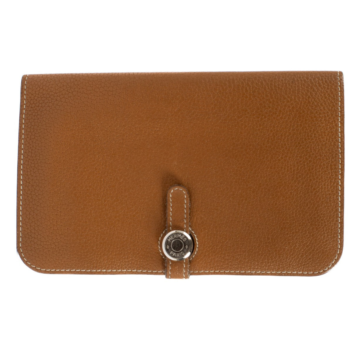 Hermès Gold Togo Dogon Duo Wallet