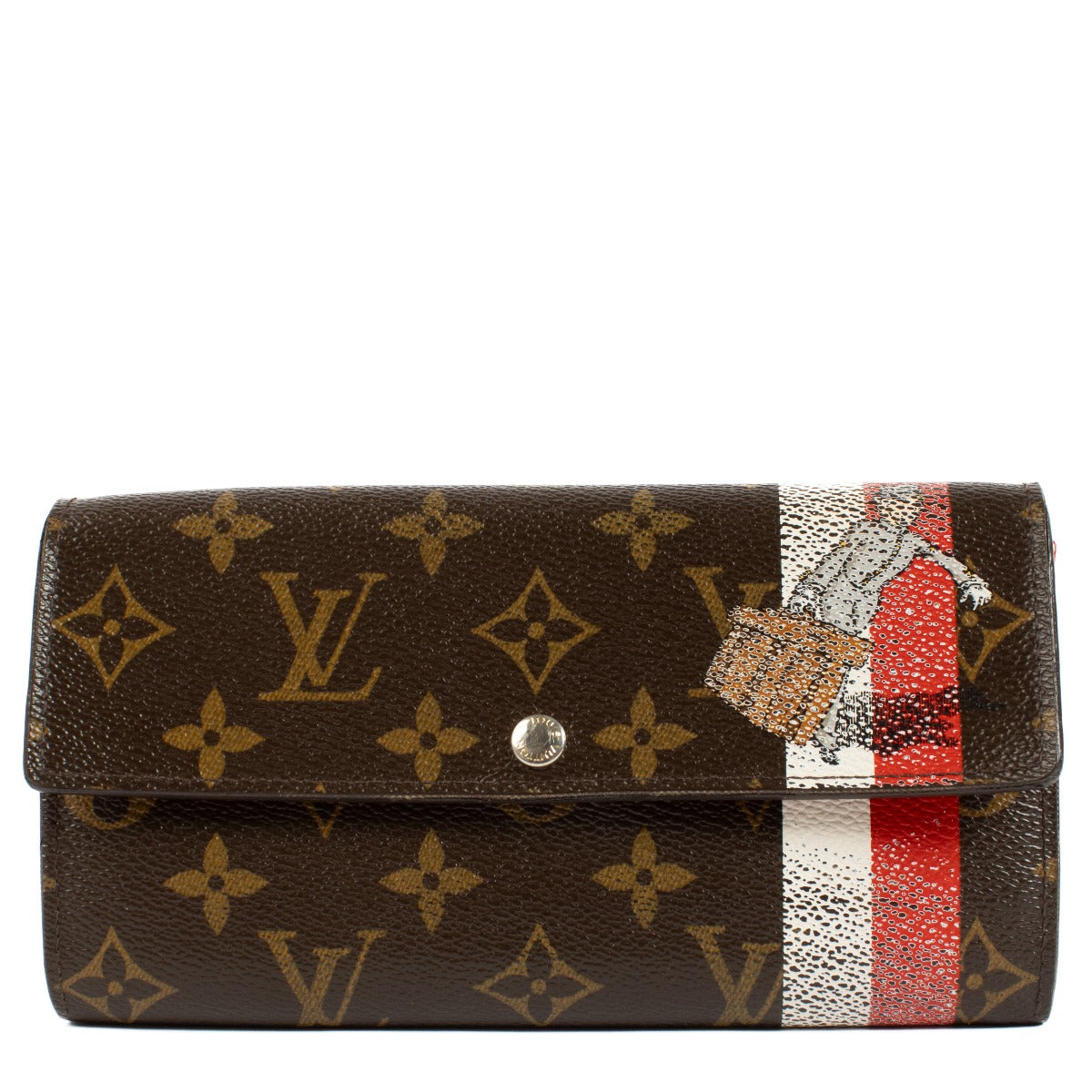 Louis Vuitton Monogram Sarah Illustré Portemonnee
