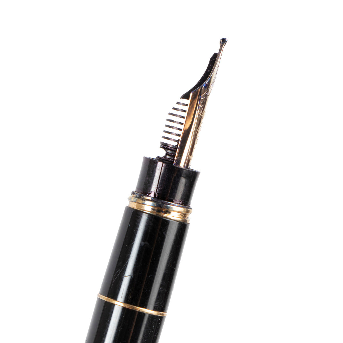 Montblanc Meisterstück Black and Gold-Coated Fountain Pen