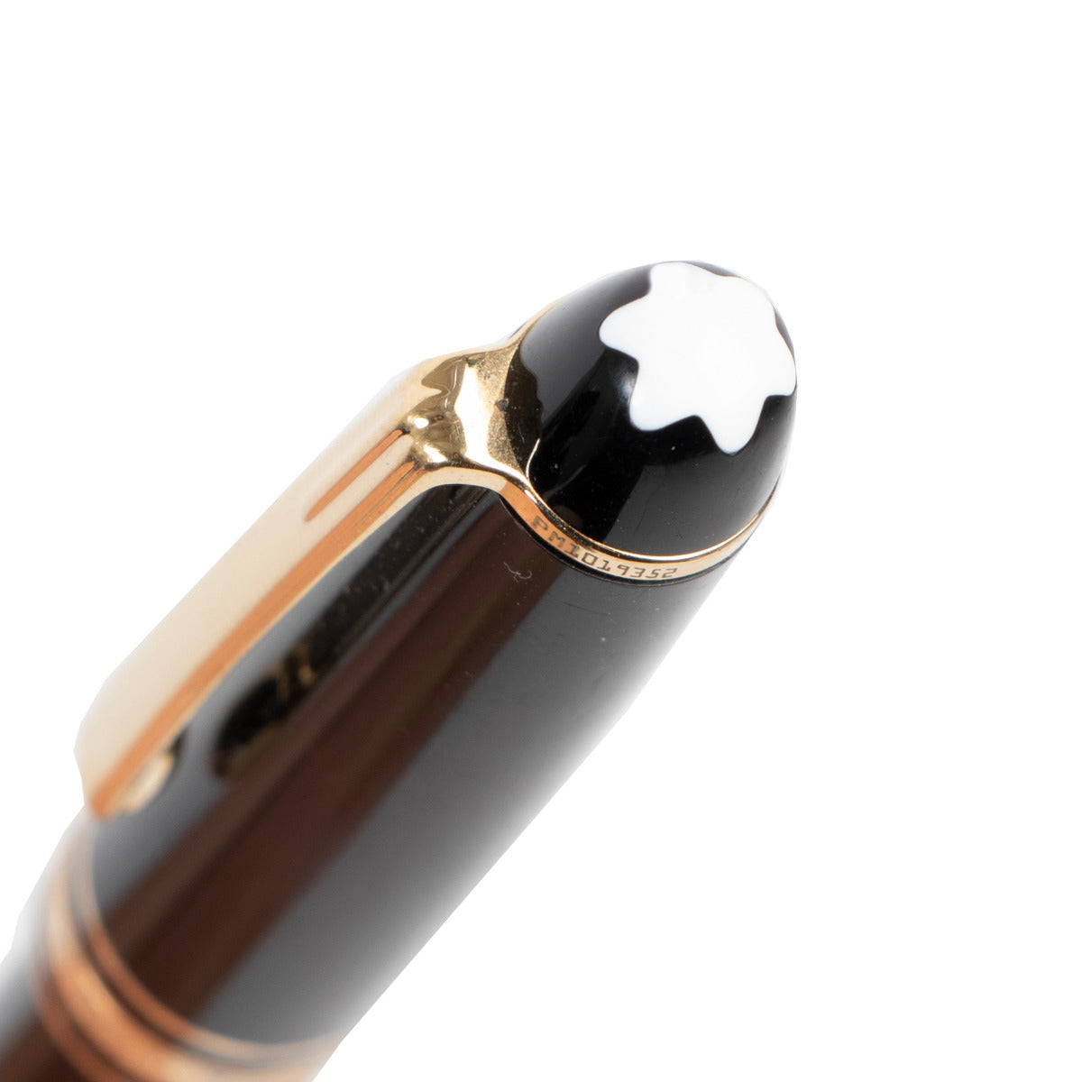 Montblanc Meisterstück Black and Gold-Coated Fountain Pen