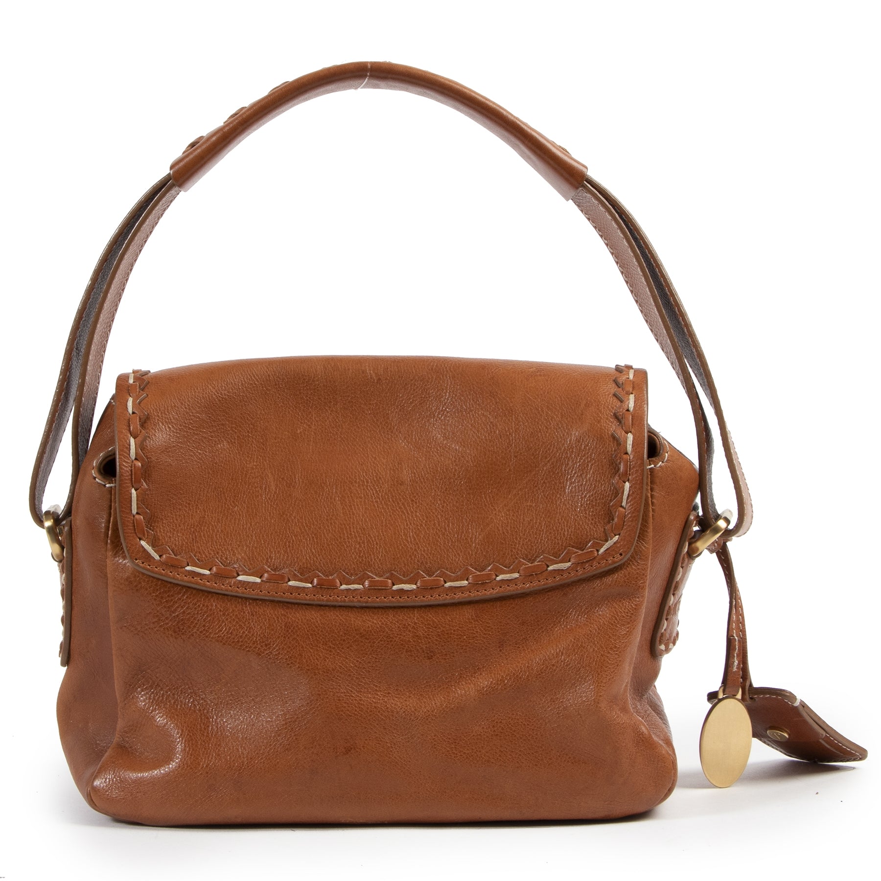 Authentic secondhand Tods Cognac Shoulder Bag designer bags fashion luxury vintage webshop safe secure online shopping