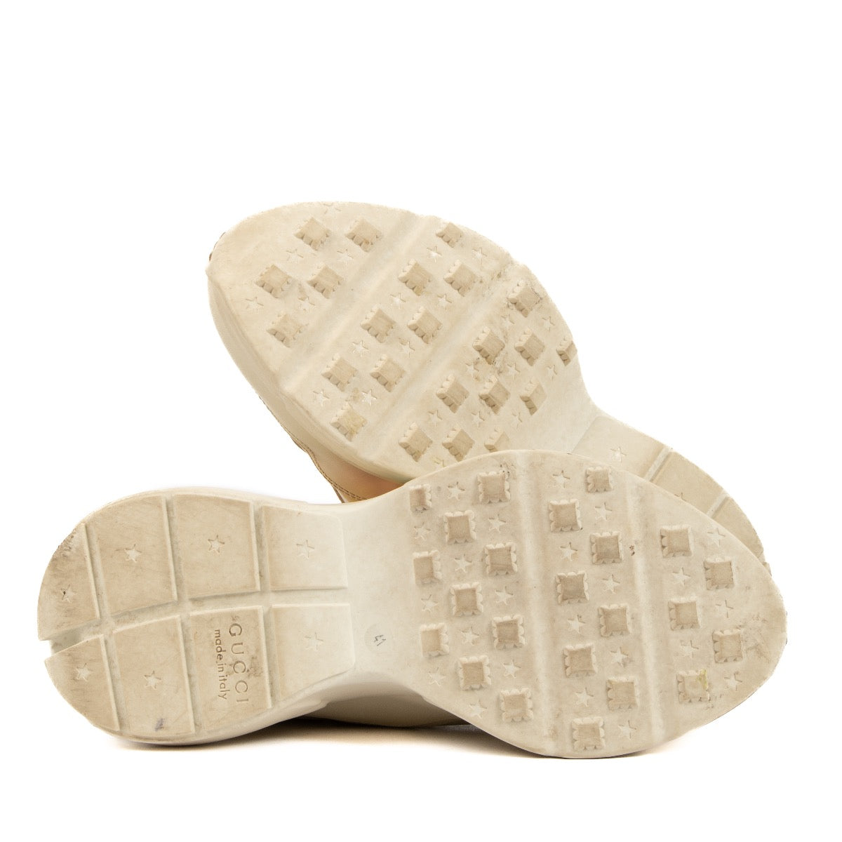 Shop 100% authentic second-hand Gucci Beige Rhyton Sneakers - Size 41 on Labellov.com