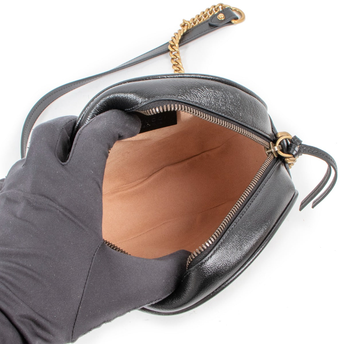 Gucci GG Marmont Mini Round Shoulder Bag