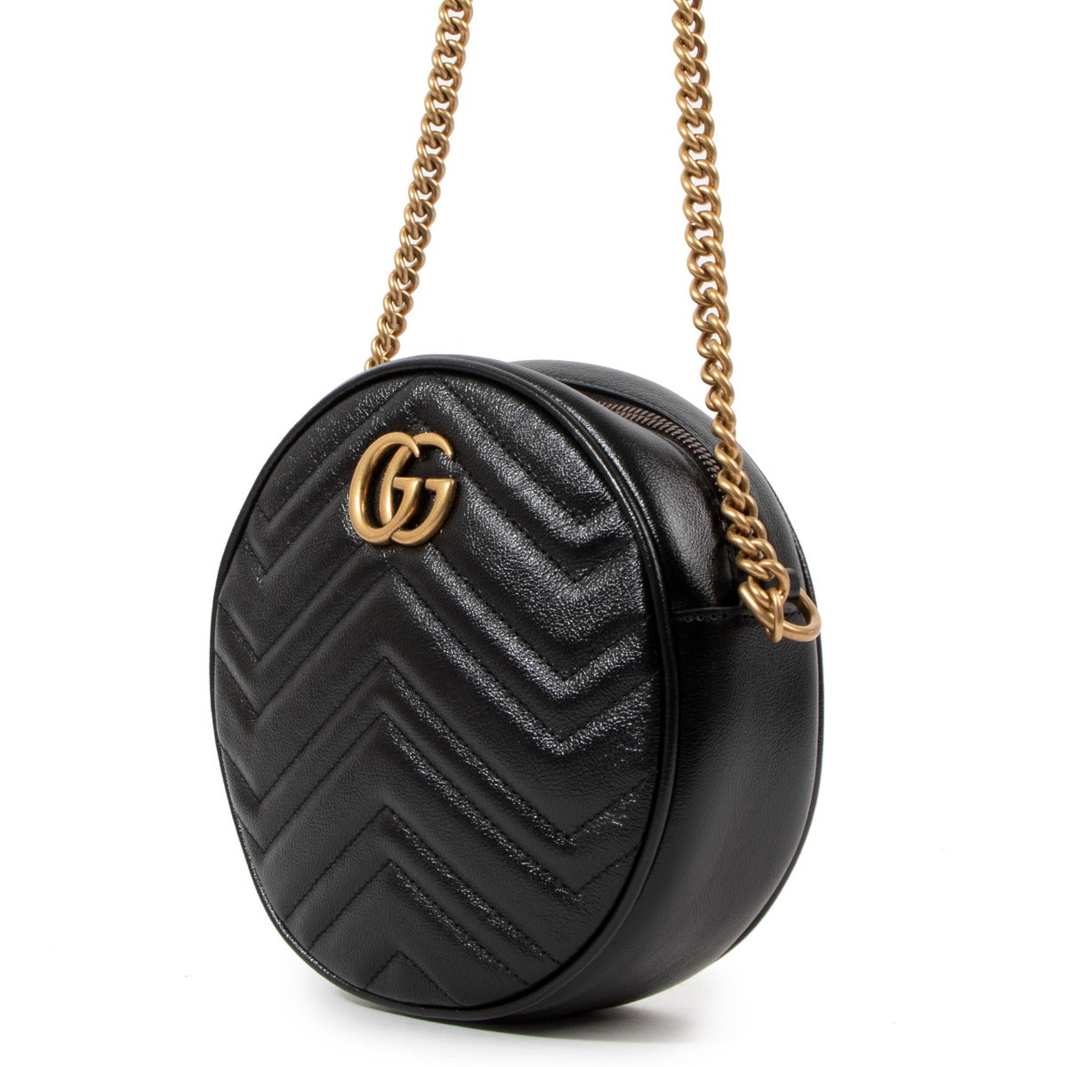 Gucci GG Marmont Mini Round Shoulder Bag