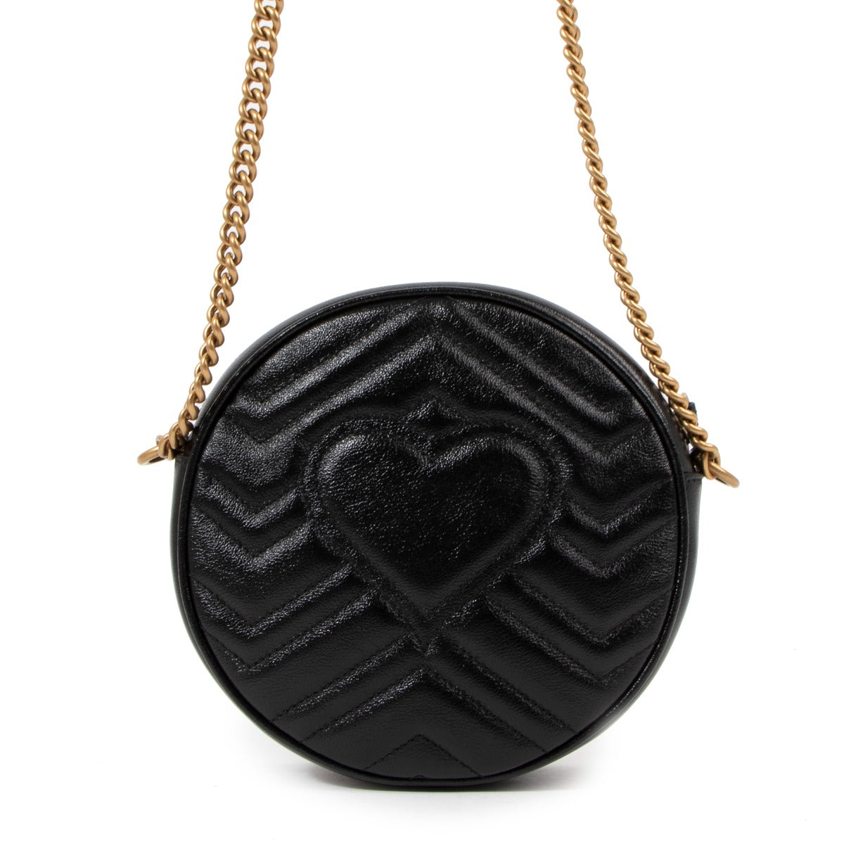 Gucci GG Marmont Mini Round Shoulder Bag
