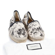 Authentic secondhand Gucci Pilar Floral-Print Canvas Espadrilles designer shoes fashion luxury vintage webshop safe secure online shopping