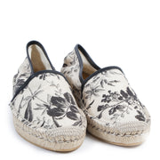 Authentieke Tweedehands Gucci Pilar Floral-Print Canvas Espadrilles juiste prijs veilig online shoppen luxe merken webshop winkelen Antwerpen België mode fashion