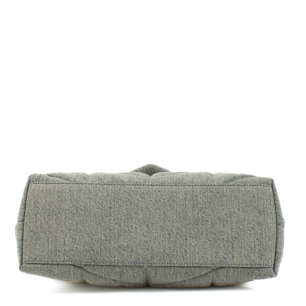 Saint Laurent Grey Denim Small Puffer Bag