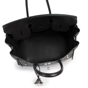 100% authentic Hermès Birkin 35 Black Chevre Mysore PHW for the best price at Labellov