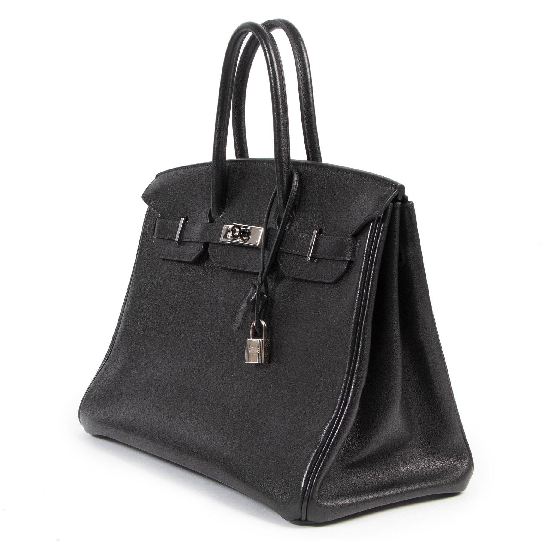 Hermès Birkin 35 Black Chevre Mysore PHW