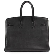 Are you looking for an authentic designer Hermès Birkin 35 Black Chevre Mysore PHW ?