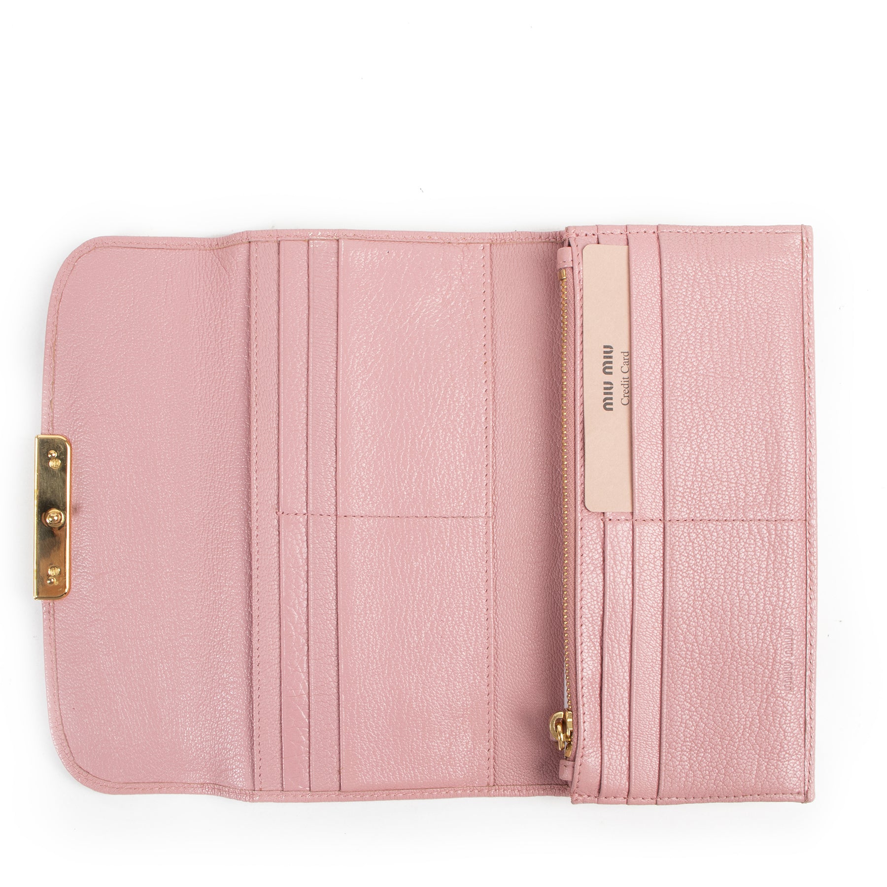 Authentic secondhand Miu Miu wallet designer bags luxury vintage webshop fashion safe secure online shopping designer brands
