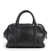 Authentic secondhand Mulberry Black Leather Top Handle Bag designer bags fashion luxury vintage webshop safe secure online shopping