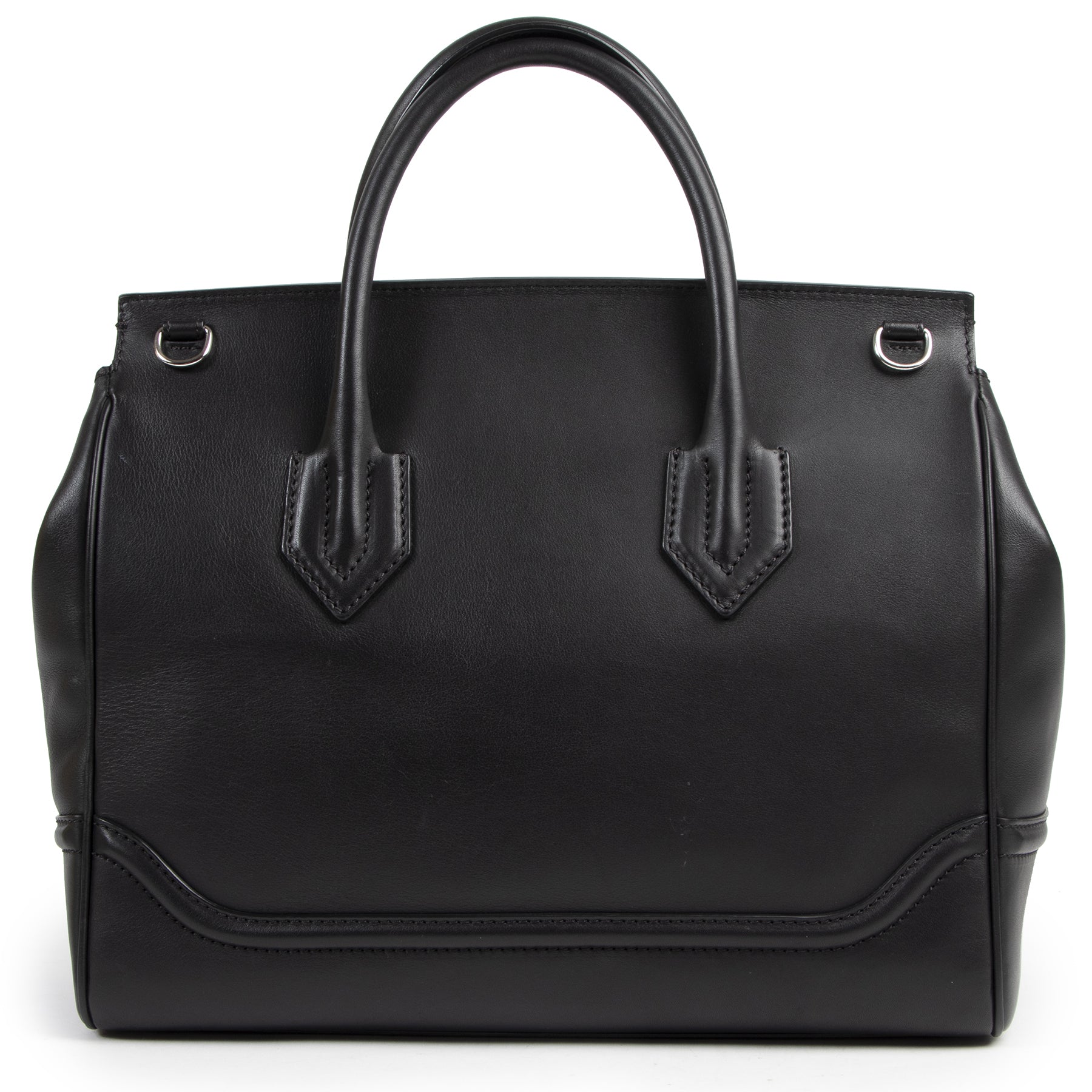 Authentic secondhand Versace Black Palazzo Empire Medusa Bag designer bags fashion luxury vintage webshop safe secure online shopping