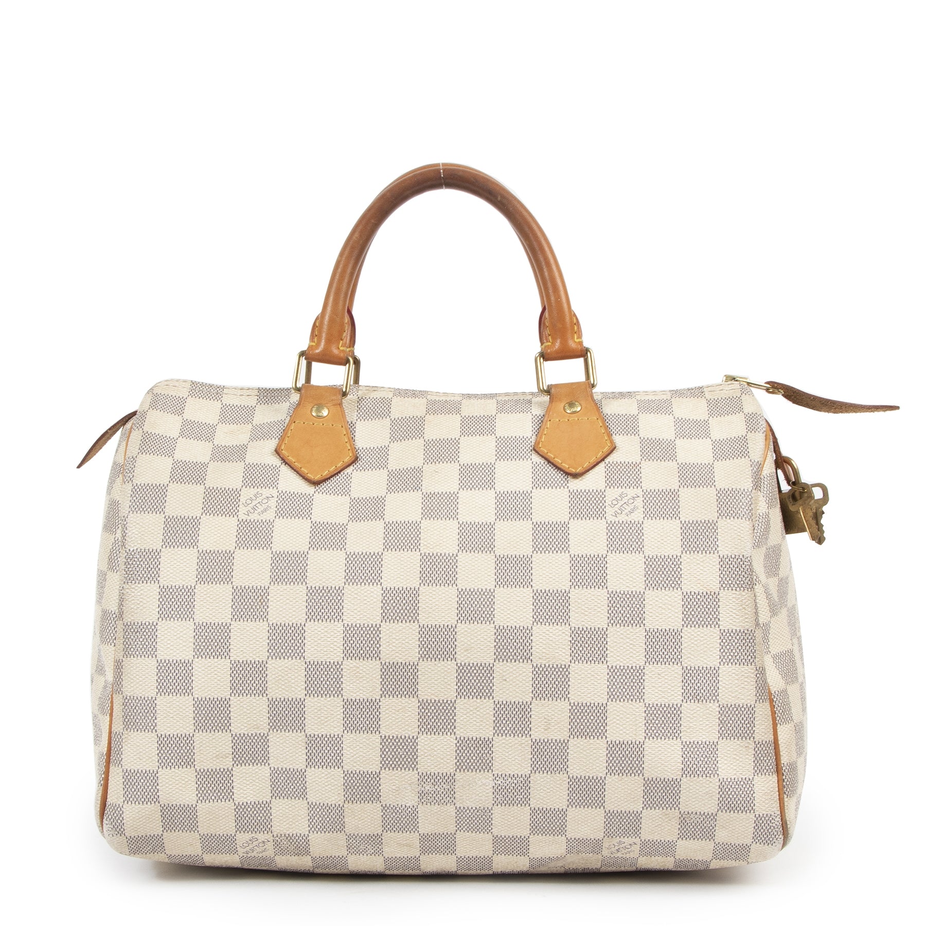 Authentic secondhand Louis Vuitton Damier Azur Speedy 30 Bag designer bags fashion luxury vintage webshop safe secure online shopping