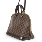 Authentic secondhand Louis Vuitton Damier Ebene Alma Bag + Strap designer bags fashion luxury vintage webshop safe secure online shopping
