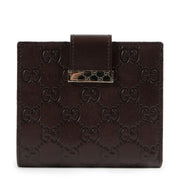 koop veilig online Gucci Guccissima Medium Flap Wallet