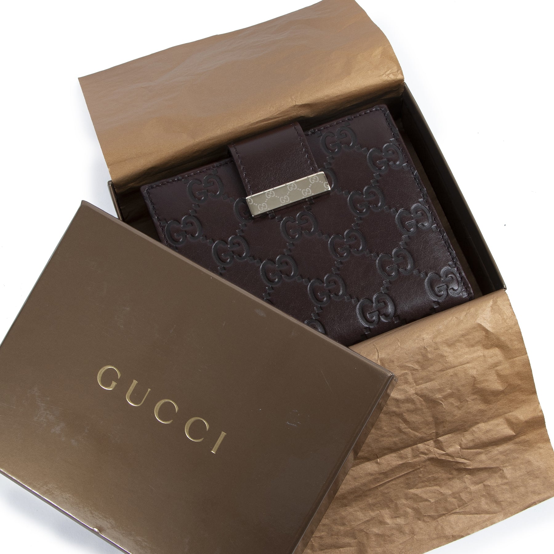 skip the waiting list Gucci Guccissima Medium Flap Wallet