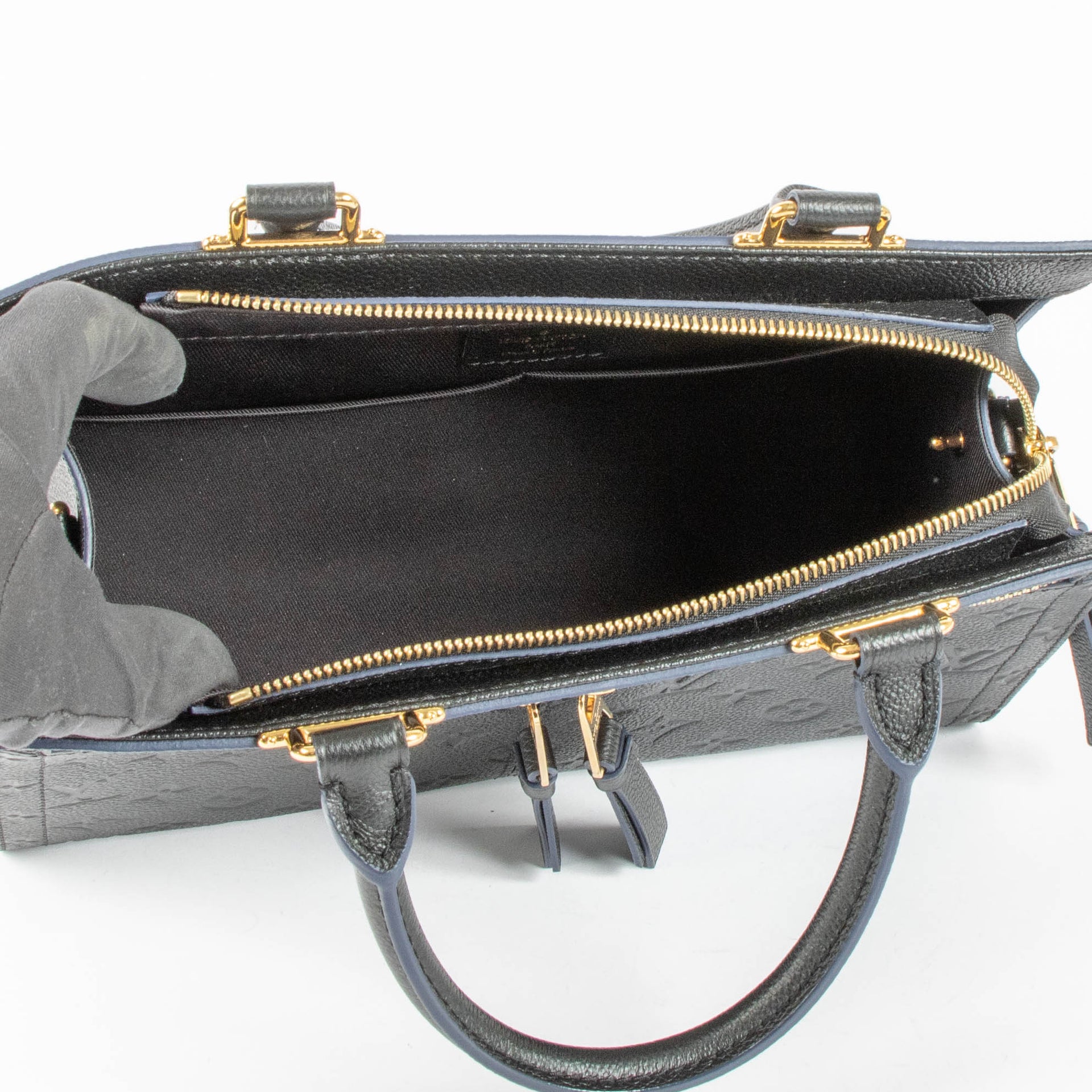 Louis Vuitton Black Monogram Empreinte Sully PM
