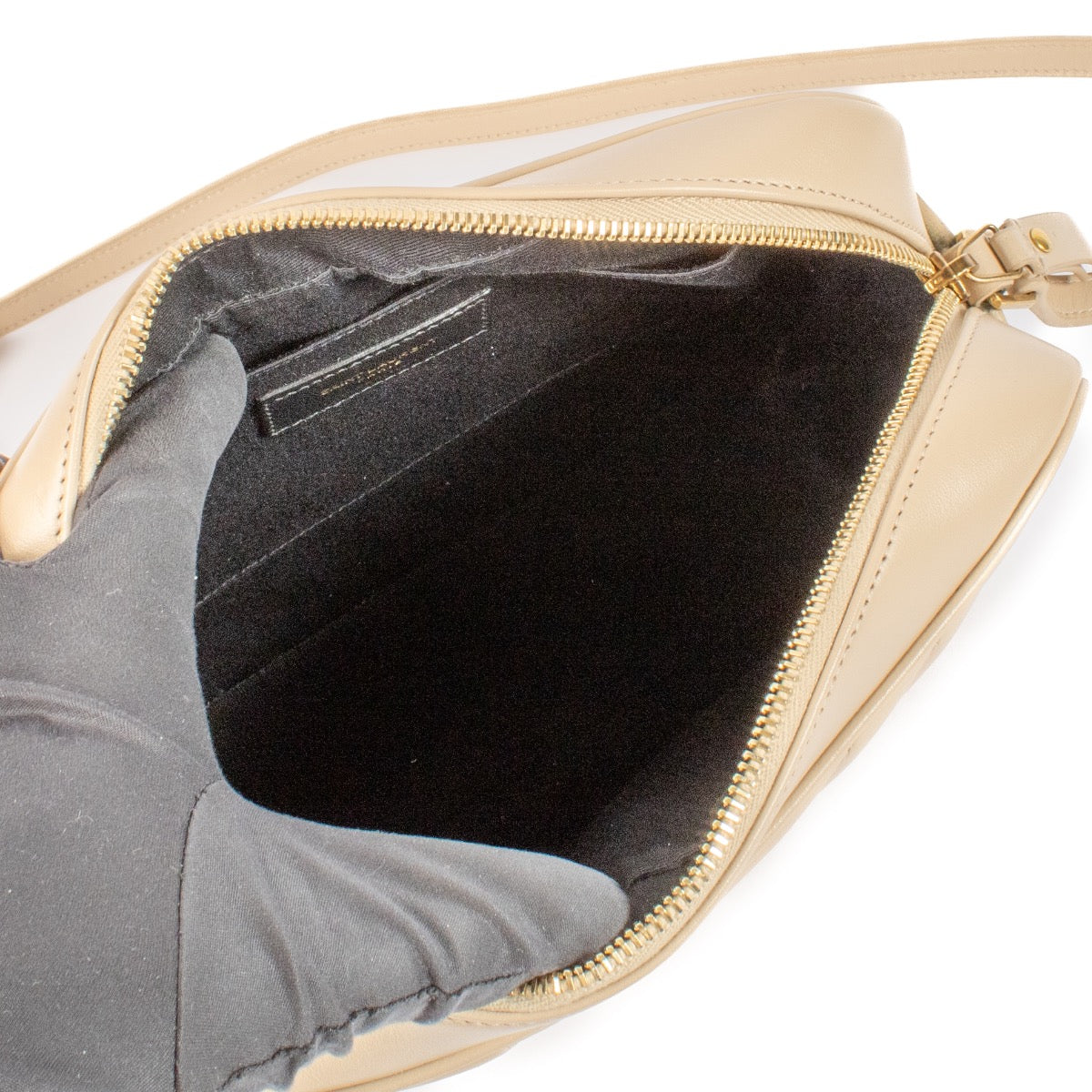 shop 100% authentic second hand Saint Laurent Beige Lou Quilted Camera Bag on Labellov.com