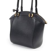 Authentieke Tweedehands Delvaux Blue Charme Shoulder Bag juiste prijs veilig online shoppen luxe merken webshop winkelen Antwerpen België mode fashion