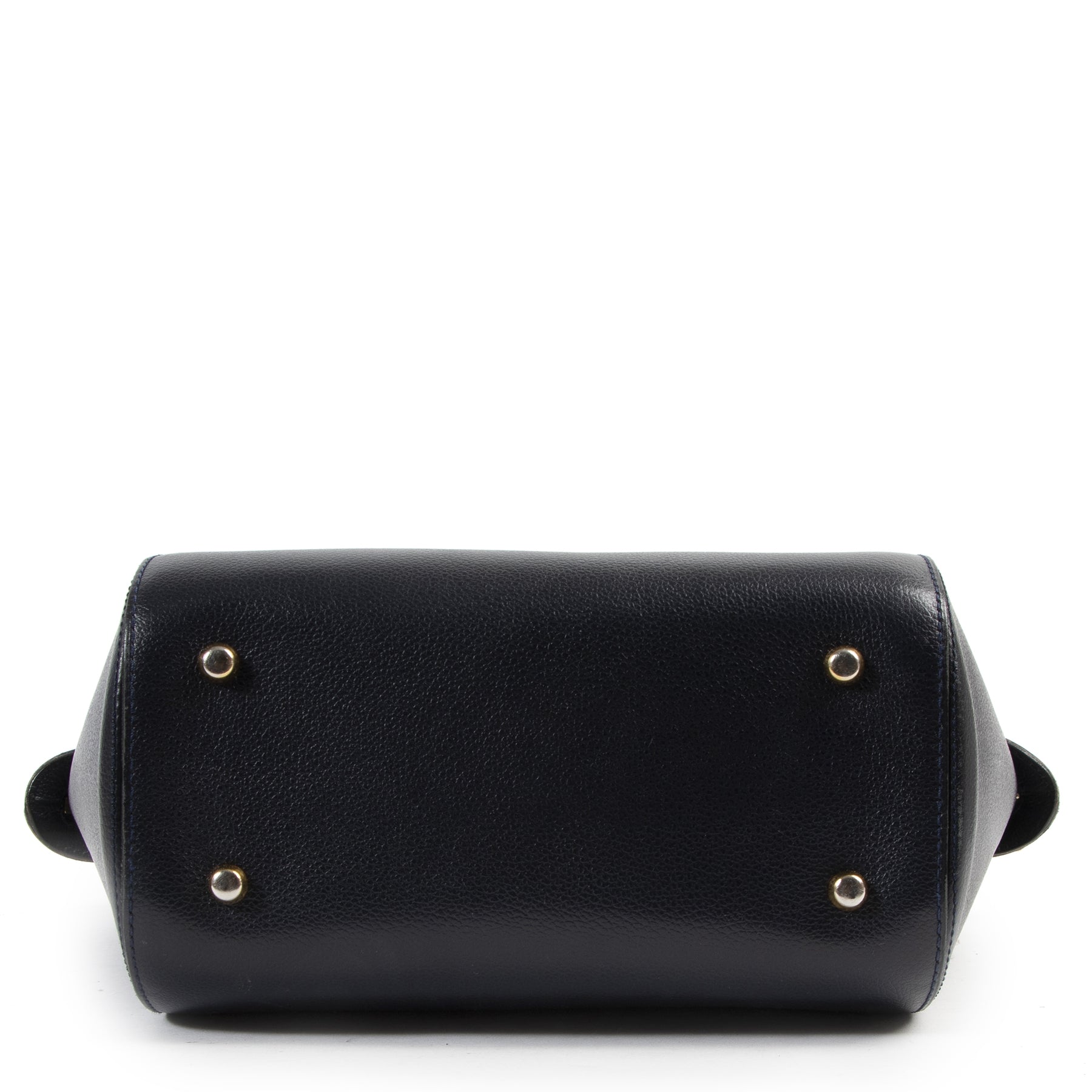 Authentic secondhand Delvaux Blue Charme Shoulder Bag designer bags fashion luxury vintage webshop safe secure online shopping
