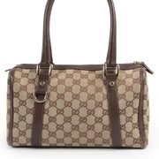 Authentic secondhand Gucci Monogram Small Abbey Boston Bag designer bags fashion luxury vintage webshop safe secure online shopping