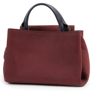 Authentic secondhand Hogan Bordeaux Nubuck Zipper Top Handle Bag designer bags fashion luxury vintage webshop safe secure online shopping