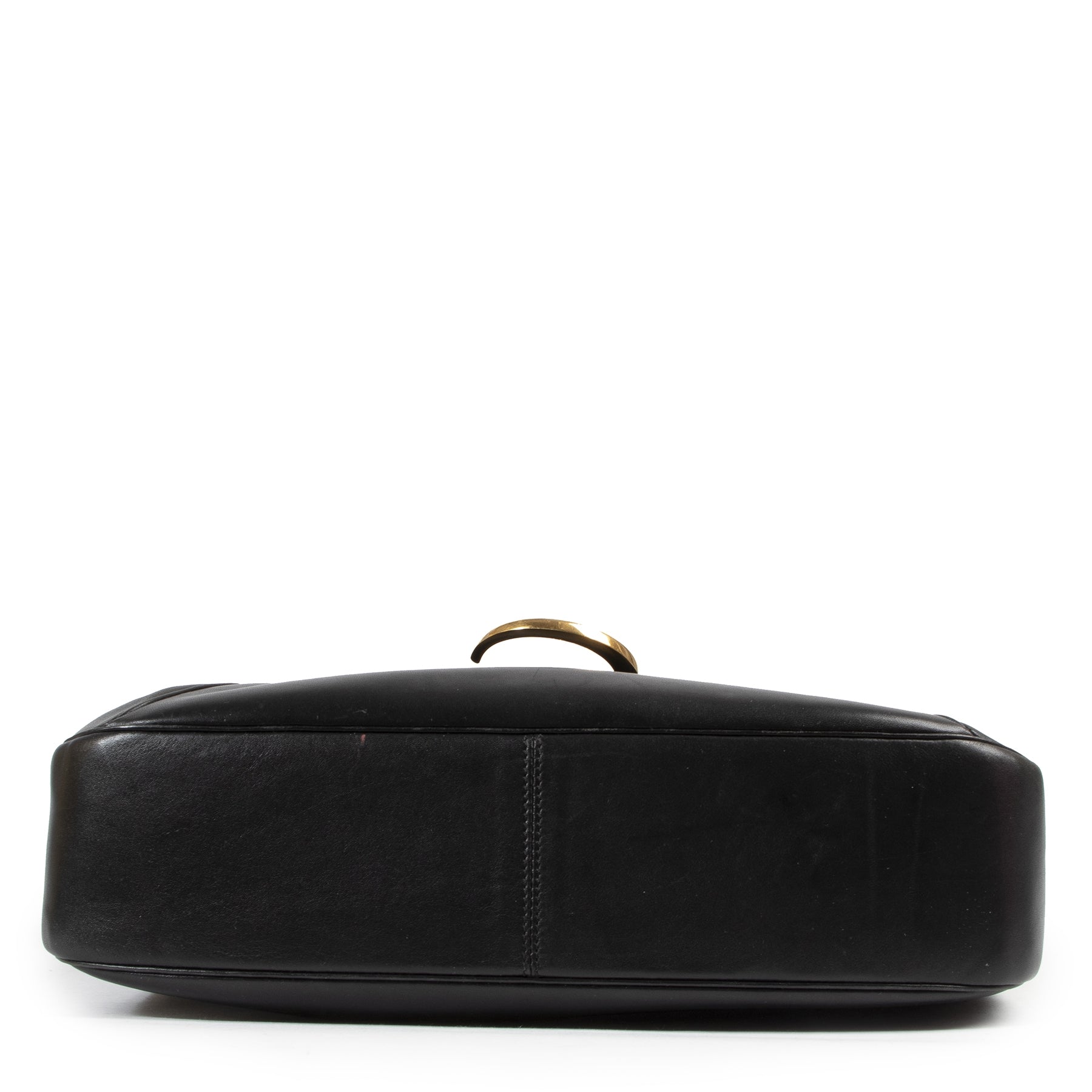Authentic secondhand Cartier Black Leather Panthère Crossbody Bag designer bags fashion luxury vintage webshop safe secure online shopping