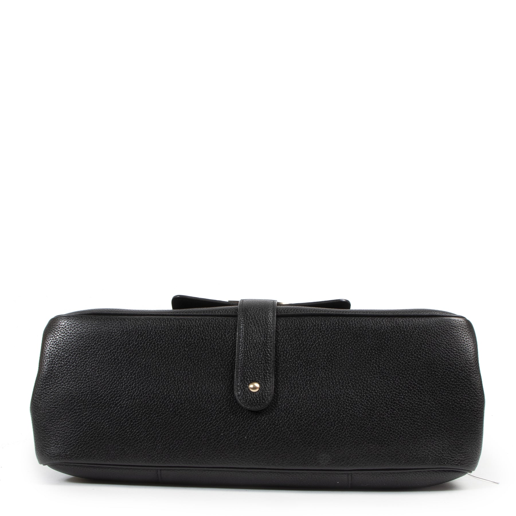 Authentic secondhand Delvaux Black Leather Shoulder Bag designer bags fashion luxury vintage webshop safe secure online shopping