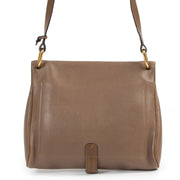 Delvaux Taupe Flap D Bag