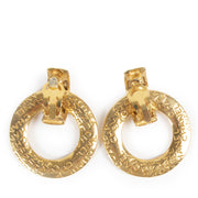 Chanel Gold Hoop Clip-on Earrings for the best price at labellov