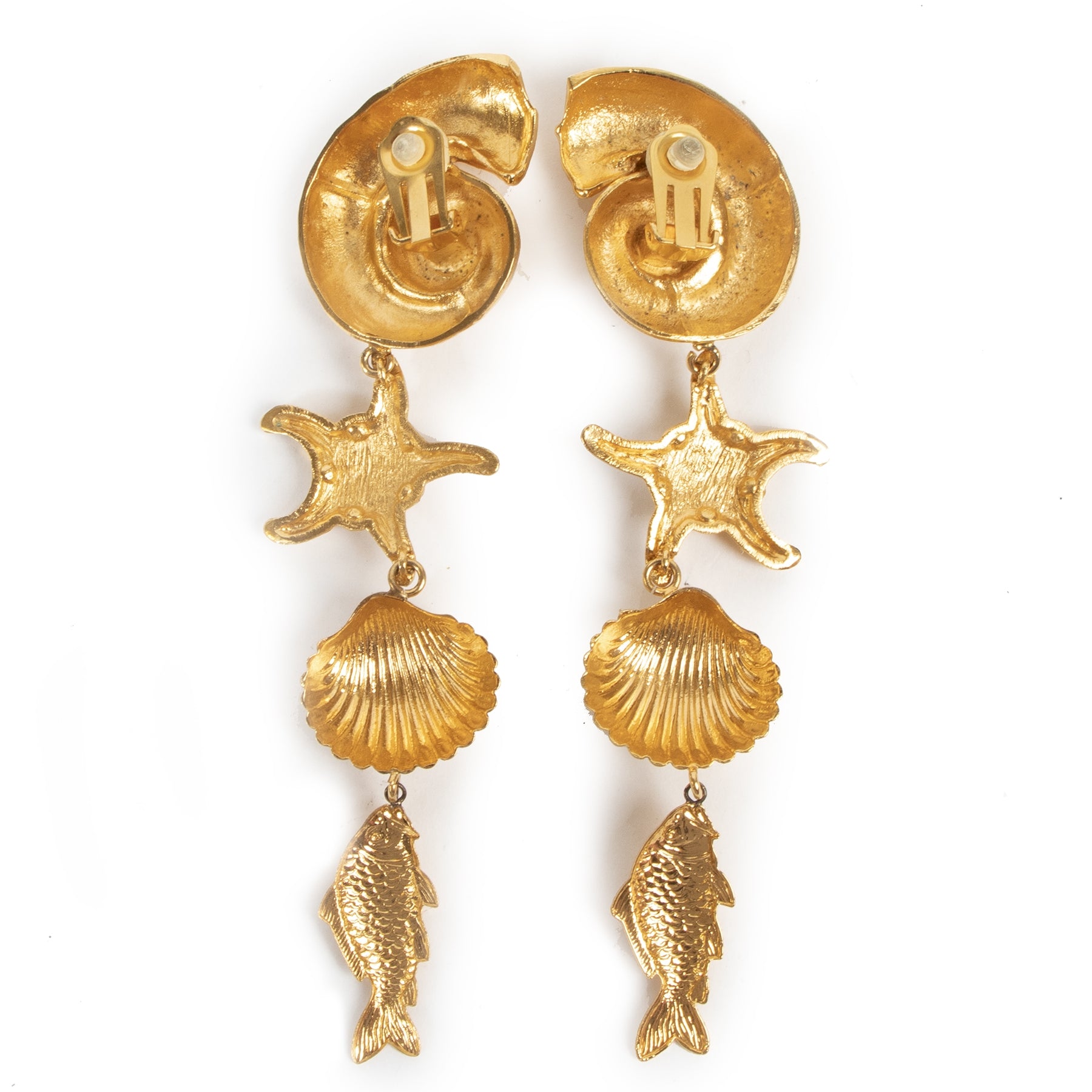 Boucles d'oreilles coquillage Rena Lange
